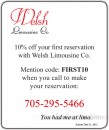 Welsh Limo Coupon
